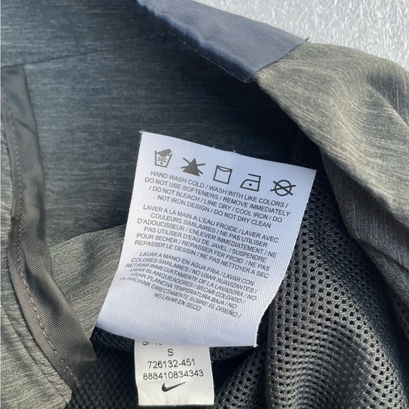 Nike Bonded Windrunner Women's Jacket size small (Obsidian/Anthracite-Obsidian) - Picture 8 of 10